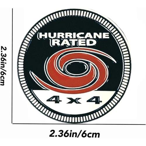 【並行輸入品】YUGEYE 4x4 Emblem Automotive Glow Hurricane Rated Specifically Dの画像