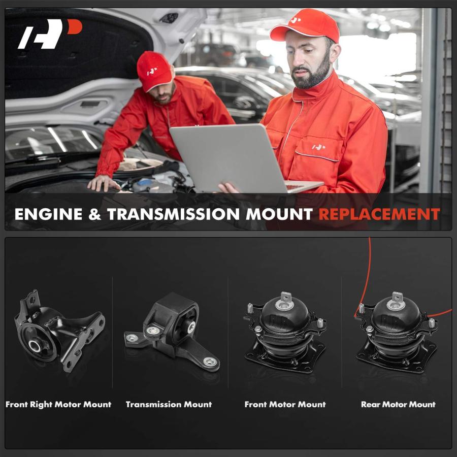 【並行輸入品】A Premium エンジンマウント 交換用 ホンダ パイロット 2009 2015 3.5L 4個セット A Premium 4_3