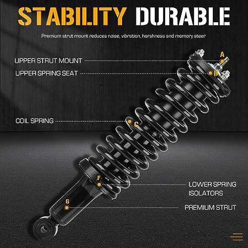 【並行輸入品】Front Complete Strut Shock Absorber with Spring Assembly Fit forの画像