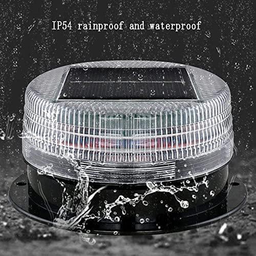 【並行輸入品】Solar LED Beacon Light Emergency Warning Strobe Light with Magneの画像
