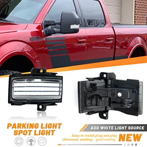 【並行輸入品】NJSBYL LEDサイドミラーマーカーランプ フォードF150 F250 F350 F450 F550 2017 2018 20_7