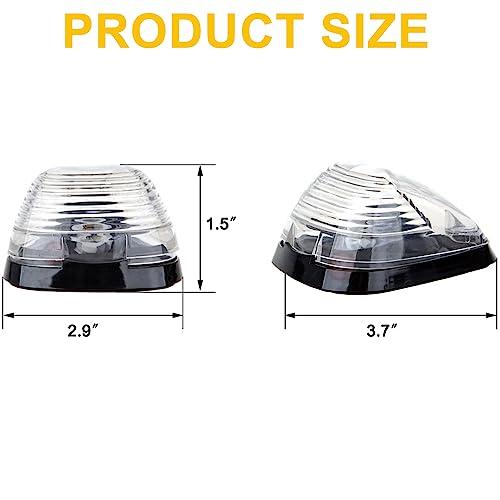 【並行輸入品】GLOFE 5X Clear Cab Marker Roof Running Lights with 5X Amber T10_7