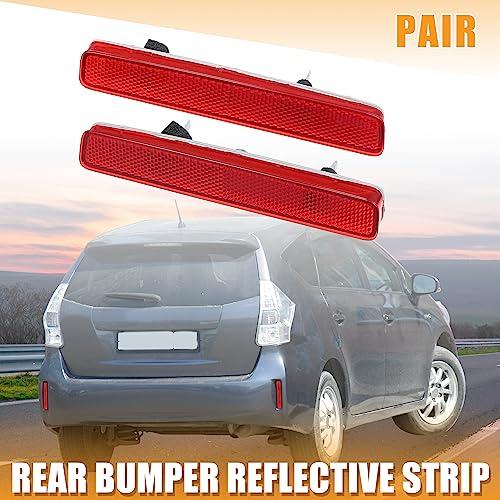 【並行輸入品】X AUTOHAUX 1 Pair Rear Bumper Reflector Side Marker for Toyota P_4