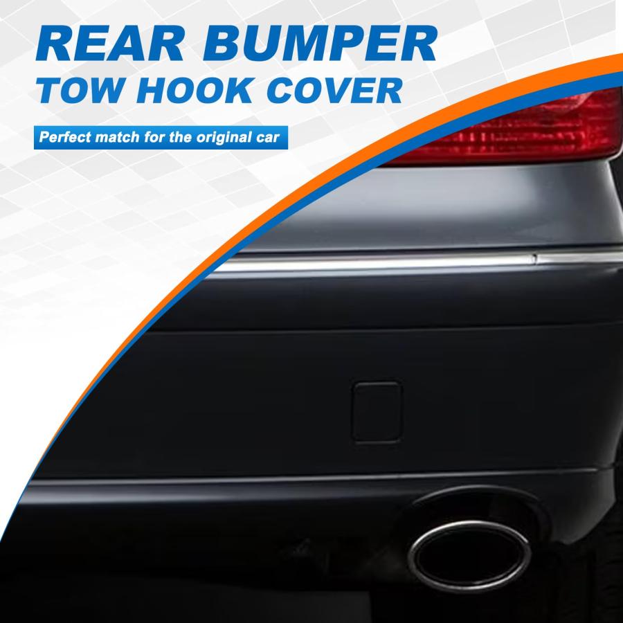 並行輸入品】CZShiYue Rear Bumper Tow Hook Cover Cap Towing Eye for
