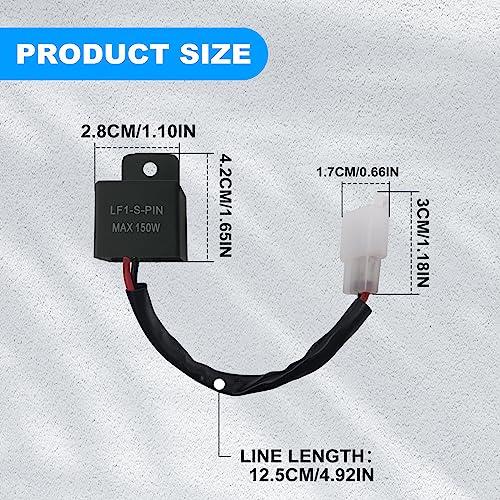 並行輸入品】Electronic LED Flasher Relay 2 Pin Waterproof