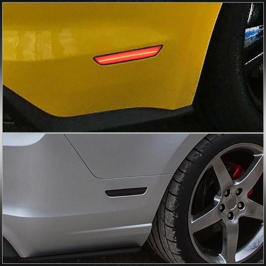 【並行輸入品】AJP Distributors Smoked Lens Rear Bumper Fender Red LED Side Mar_9