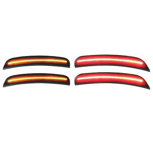 【並行輸入品】HECASA サイドマーカーライト 2015 2022 Dodge Charger LED サイドマーカーランプ リフレクター フ_7