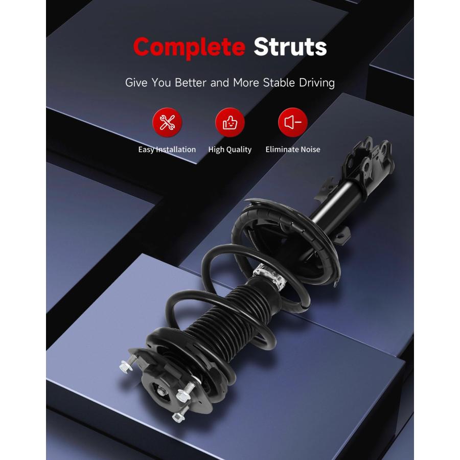 【並行輸入品】cciyu Front Complete Struts shock and Struts Fits for 2001 2002の画像
