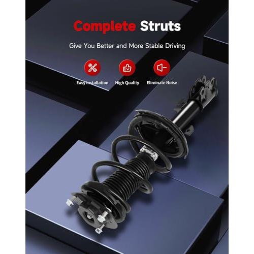【並行輸入品】cciyu Front Complete Struts shock and Struts Fits for 2001 2002の画像
