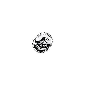 【並行輸入品】2 pcs Car Emblem 4 x 4 Metal Automotive Badge 3D Metal Car Badge