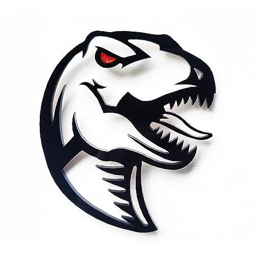 【並行輸入品】Raptor 恐竜 レッドアイ バッジ ロゴ エンブレム フォード F150 Raptor Dodge TRX RAM対応 (3イの画像