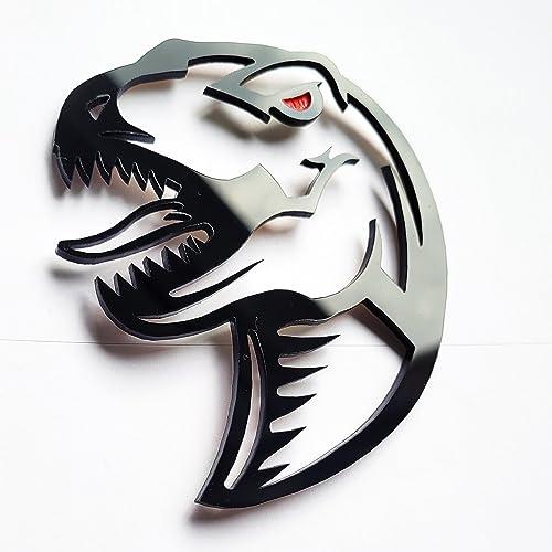 【並行輸入品】Raptor 恐竜 レッドアイ バッジ ロゴ エンブレム フォード F150 Raptor Dodge TRX RAM対応 (3イの画像
