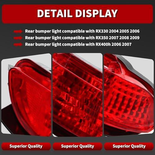 【並行輸入品】Nakkaa Tail Light Assembly Rear Bumper Light Left Side Compatibl_6