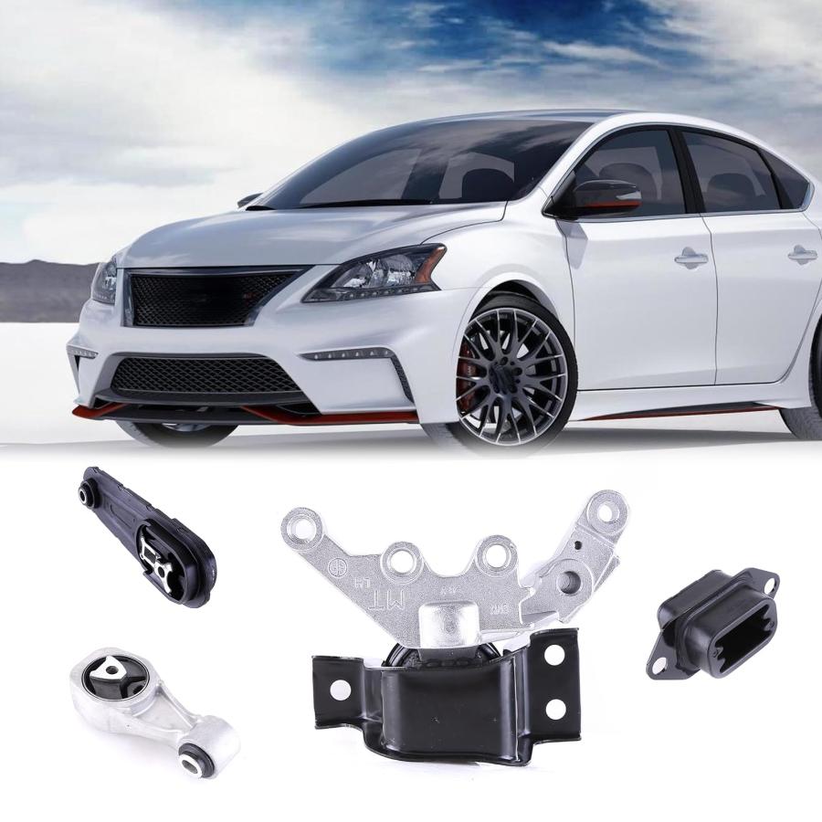 【並行輸入品】EWLSAC 4個 エンジンモーターマウントとトランスマウント 日産セントラ 2013 2019 1.8L オートマチックトランス_9