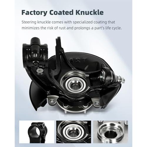 【並行輸入品】SCITOO フロントステアリングナックル 助手席側 LK018 ホンダ アコード 2013 2016用 SCITOO Frontの画像