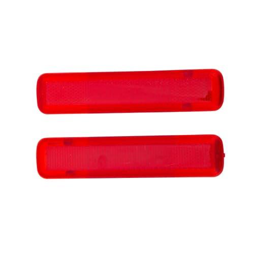 【並行輸入品】Unifizz 1 Pair Door Red Reflector Panel Rear Left Driver and Rig_1