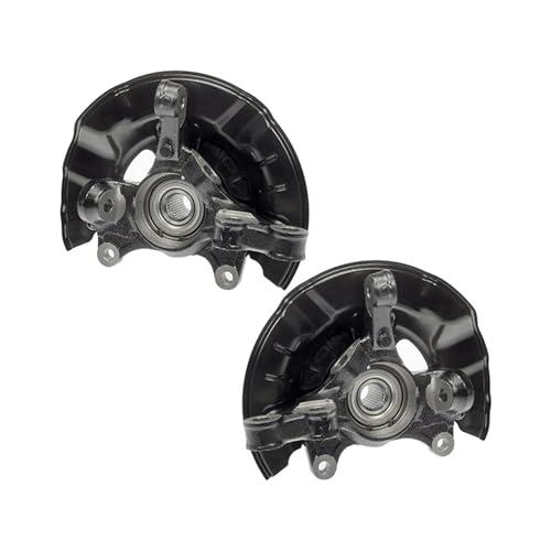 【並行輸入品】Front Driver and Passenger Side Steering Knuckle Wheel Hub Beariの画像