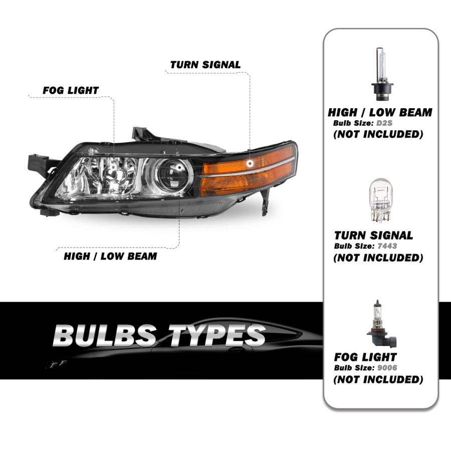 並行輸入品】SOCKIR HID/Xenon Headlight Assembly for 2004 2005