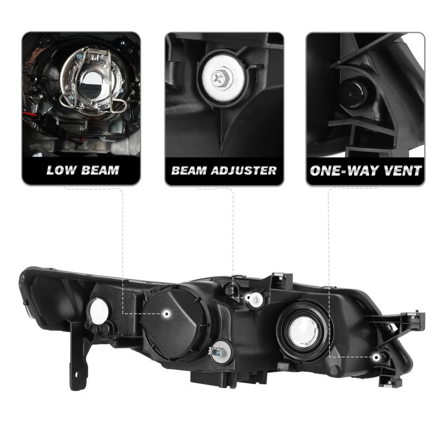 並行輸入品】SOCKIR HID/Xenon Headlight Assembly for 2004 2005