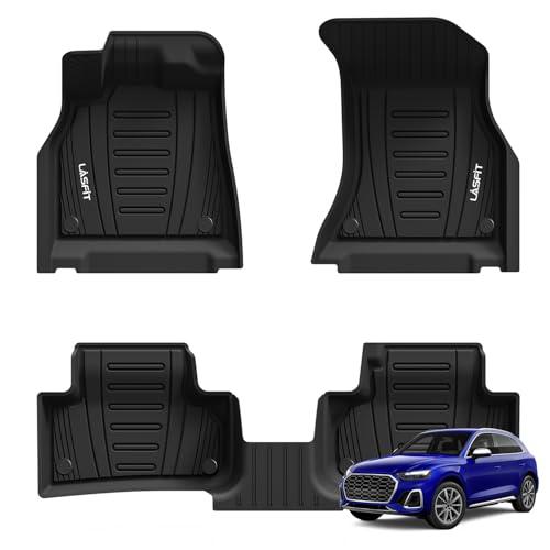並行輸入品】LASFITフロアマットアウディQ5 2018 2024、全天候保護 