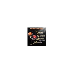 【並行輸入品】Sebellou 16x 3/4 Inch Red+Amber LED Round Side Marker Indicator