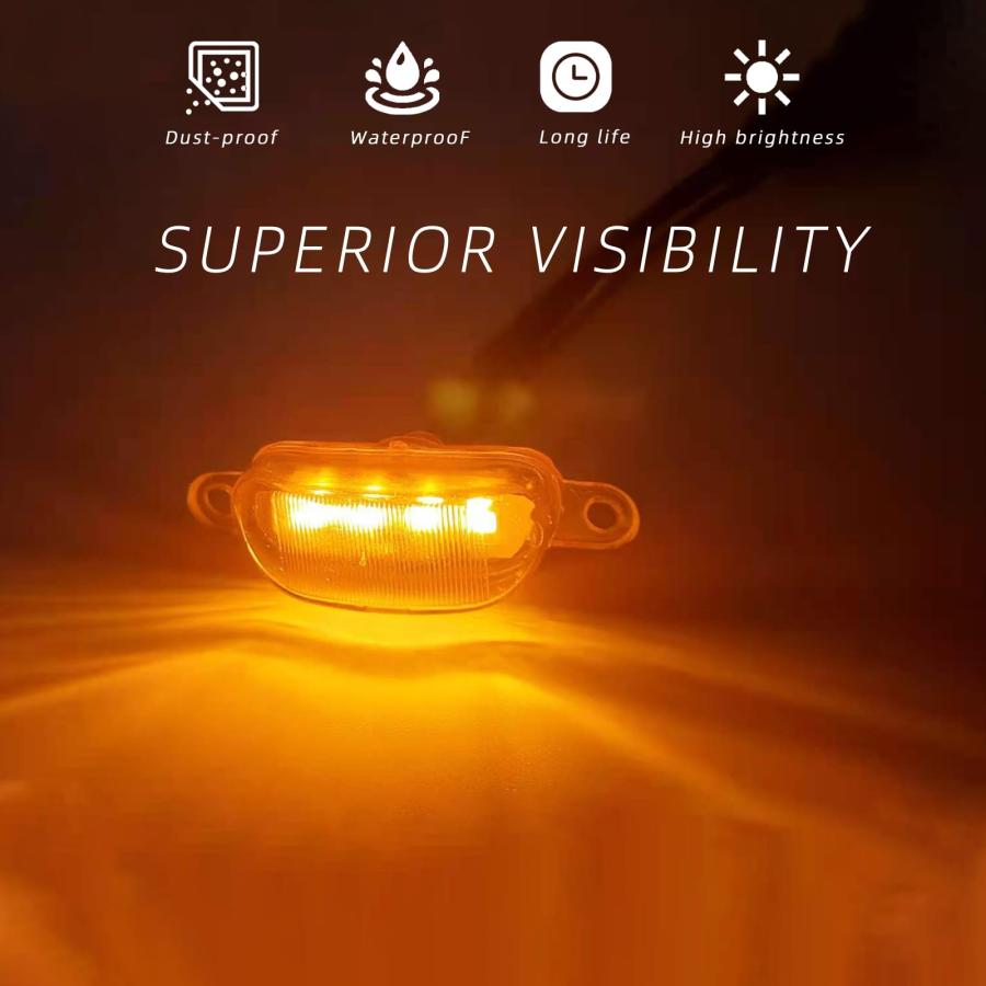 【並行輸入品】3 PCS LED Grille Lights Fit for 2004 2019 Ford F150 F250 F350 &_5