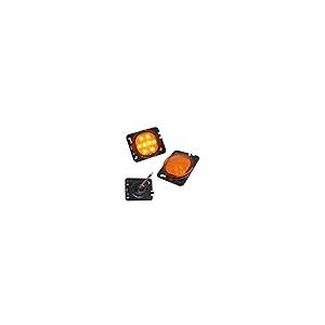 【並行輸入品】GTINTHEBOX Amber Lens Amber LED Front Fender Side Marker Light Aの画像