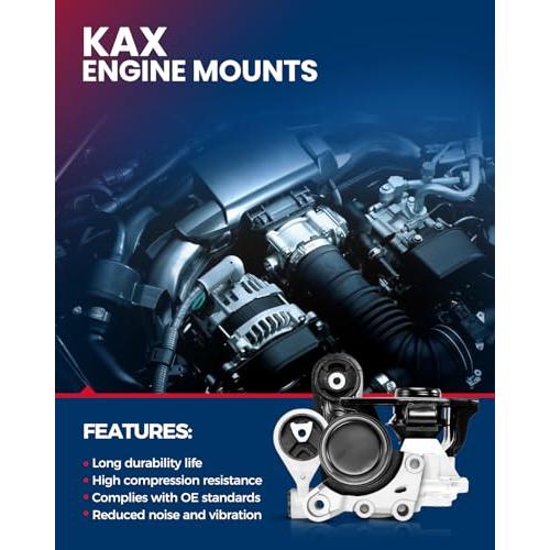 【並行輸入品】KAX エンジンモーターマウント 3ピース エクスプローラー2011 2015 3.5L NA エンジンオートマチックトランス用_4
