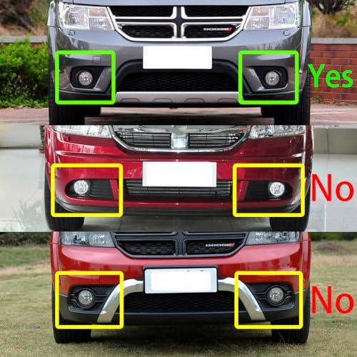 【並行輸入品】KITOCARTOP LED DRL Fog Lights Fit for 2011 2019 Dodge Journey Daの画像