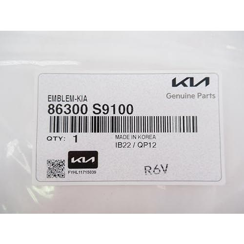 【並行輸入品】OEM Genuine Kia Rear Tail Gate Liftgate Emblem Nameplate 86300 Sの画像
