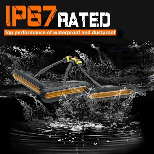 【並行輸入品】Shocklight 3PCS Front LED Grille Lights for 2021 2022 2023 Ford_7