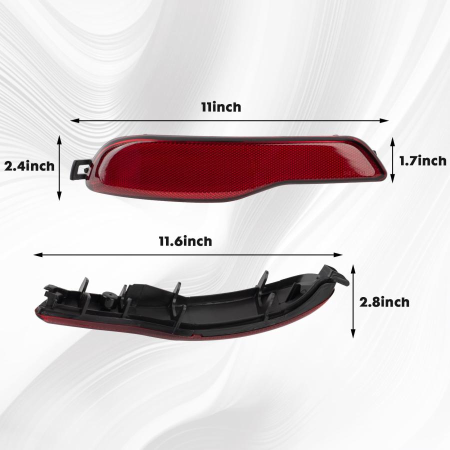 【並行輸入品】68105145AC リアバンパーリフレクター 運転席側 Jeep Cherokee 2014 2018 (左) 68105145_6
