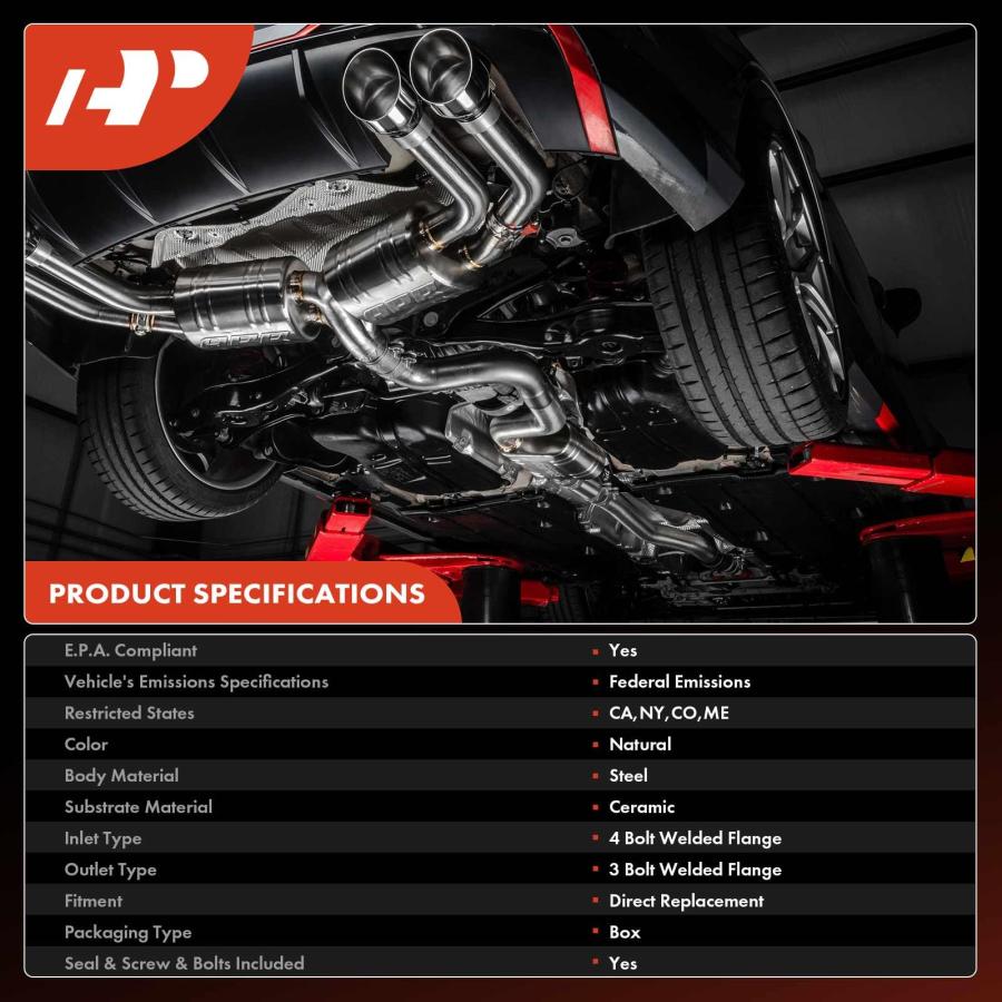 【並行輸入品】A Premium Exhaust Manifold Catalytic Converter Kit Direct Fit Coの画像
