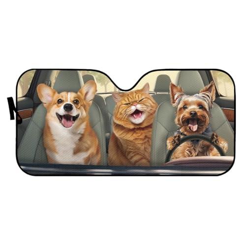 並行輸入品】TOADDMOS コーギー 犬 猫 ヨークシャードライバー 車