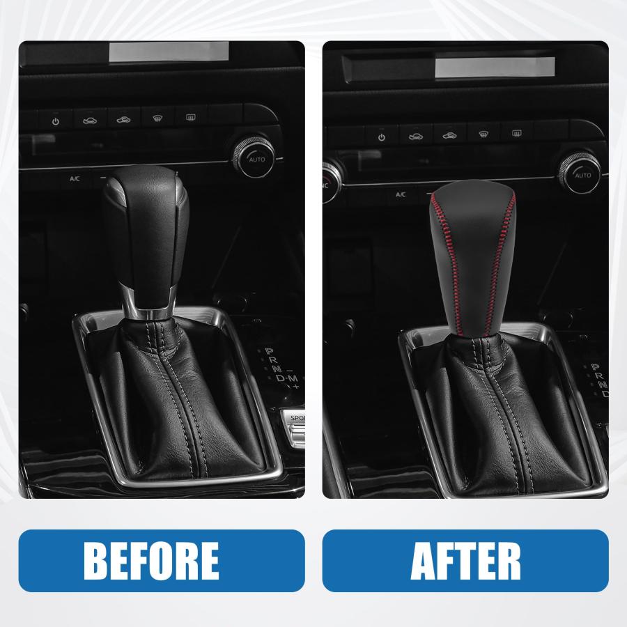 【並行輸入品】A ABSOPRO Gear Shift Head Knob Cover Transmission Lever Trim for