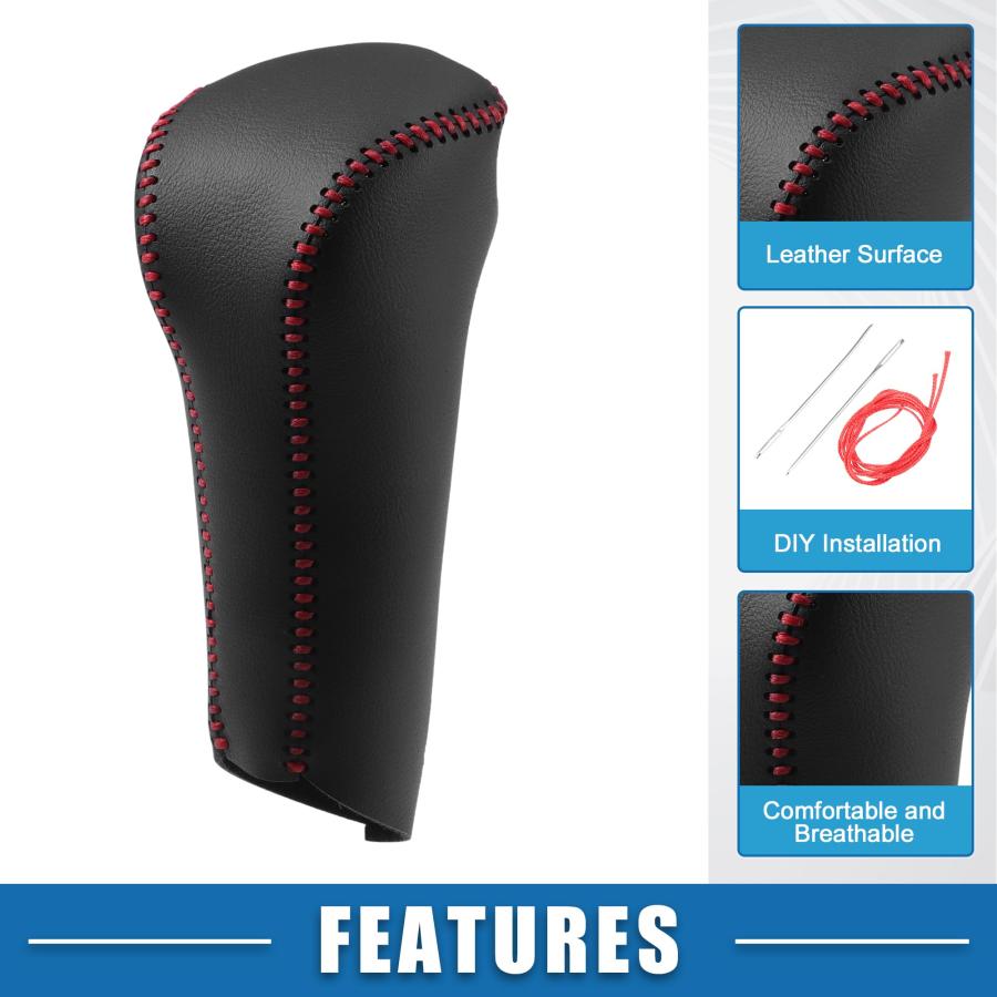 【並行輸入品】A ABSOPRO Gear Shift Head Knob Cover Transmission Lever Trim for