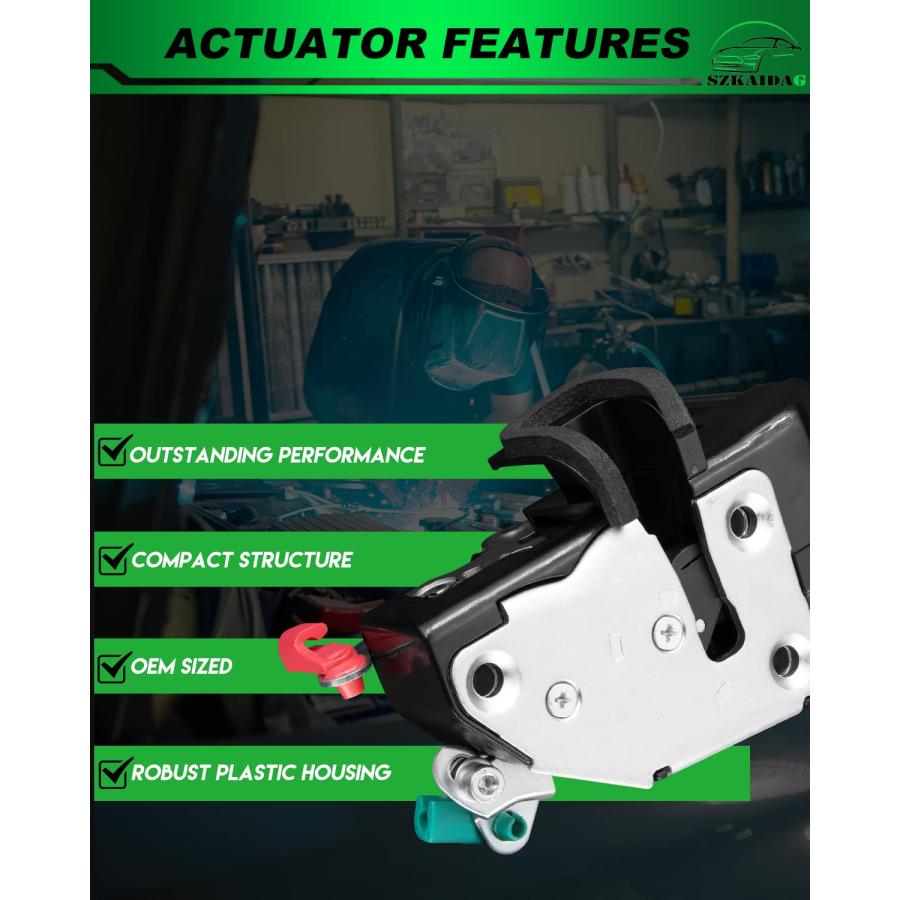 並行輸入品】SZKAIDAG Door Latch Lock Actuator Motor Front Left