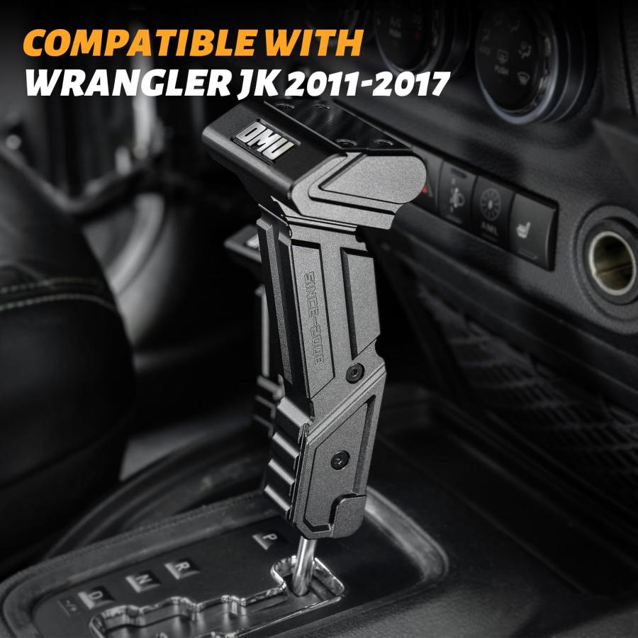 【並行輸入品】MAIKER OMU ジェネシスシリーズ ギアシフトレバーノブカバーキット ジープラングラーJK JKU 2011 2018用 M_3