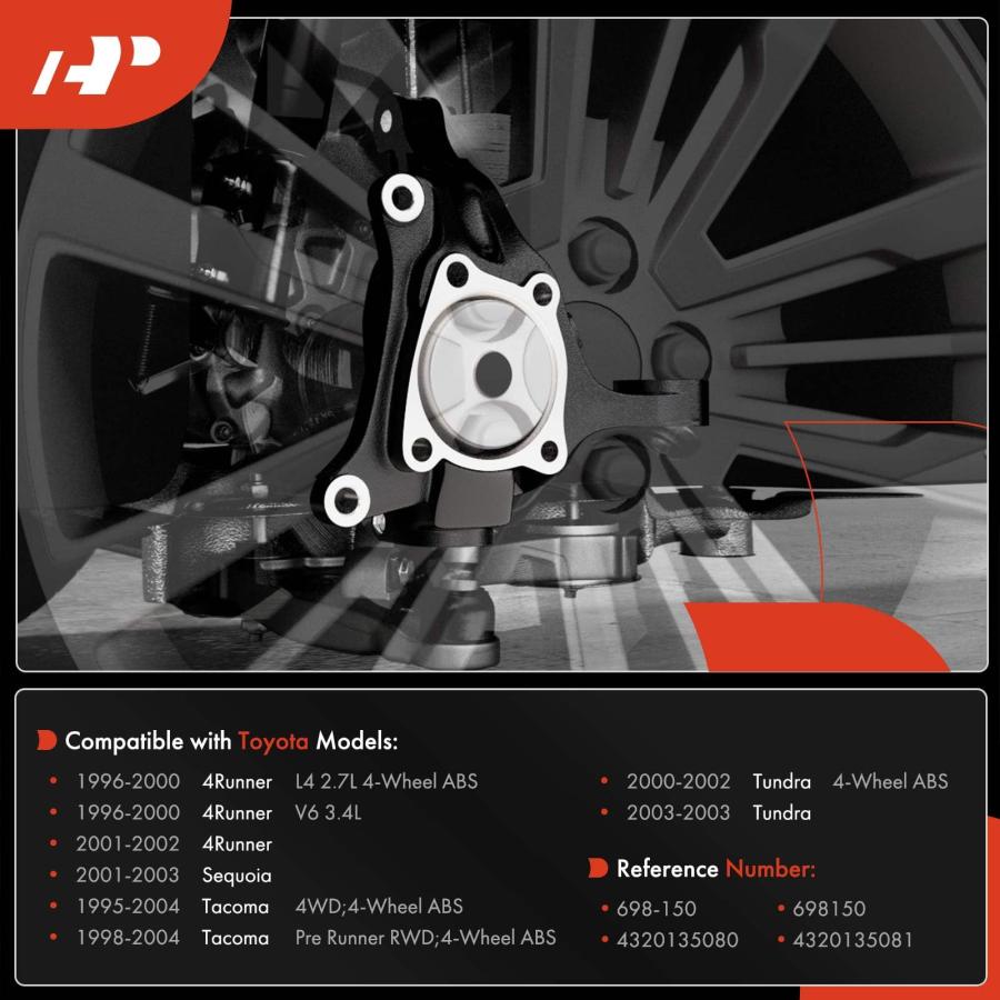 【並行輸入品】A Premium Front Suspension Steering Knuckle Compatible with Toyoの画像