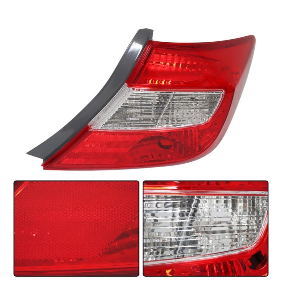 【並行輸入品】 TJHSM Tail Light Right Side Replacement for Civic 2012 (Four Doo