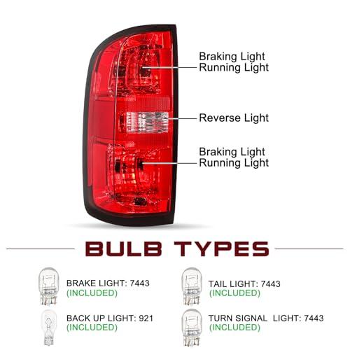 【並行輸入品】JSBOYA Halogen Tail Light Fits for 2015 2022 Chevy Colorado Oute_7