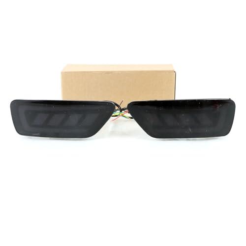 【並行輸入品】 KITOCARTOP LED Rear Bumper Reflector Lights Fit for 2012 2021 Je