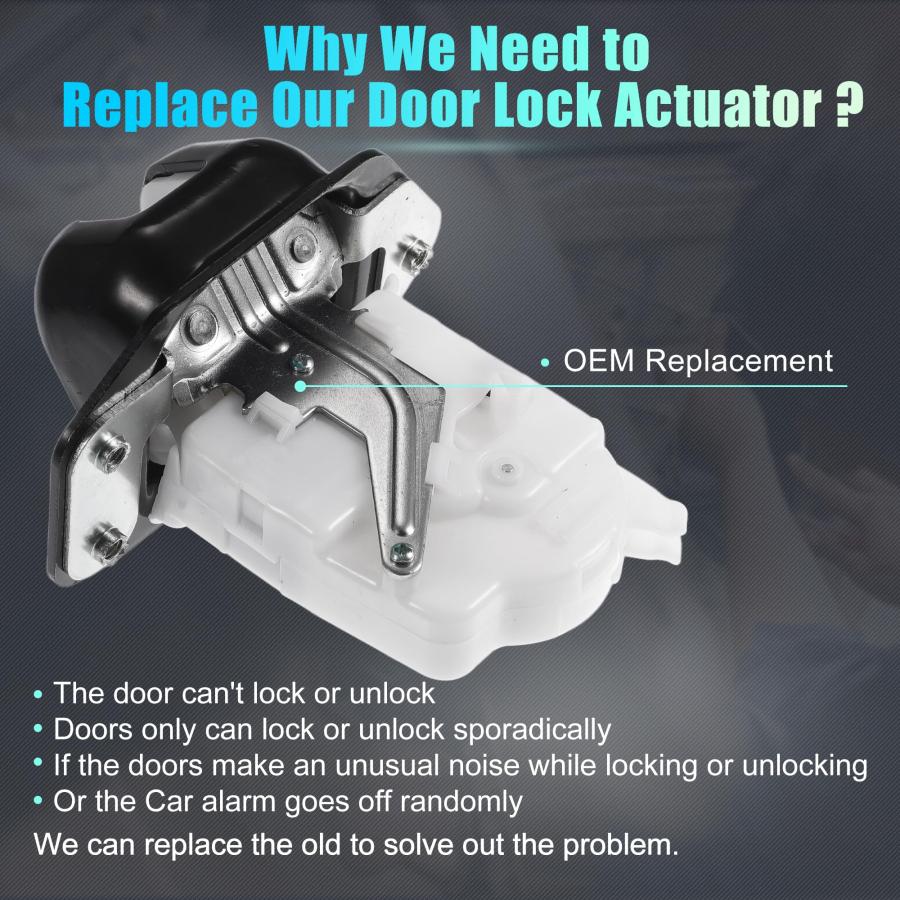 X AUTOHAUX Replacement Rear Liftgate Door Lock Actuator for