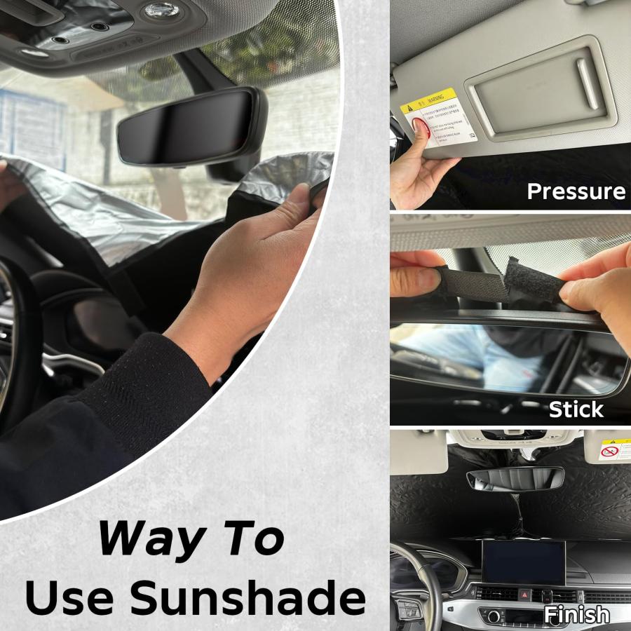 並行輸入品】Car Front Windshield Sun Shade for Mercedes Benz GLC