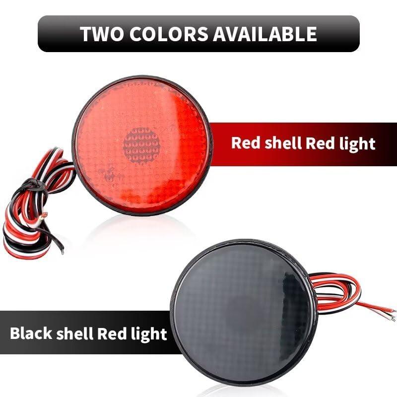 【並行輸入品】Generic SAARMAT 2pcs 5.8CM Round LED Stop Turn Tail Signal Light_8