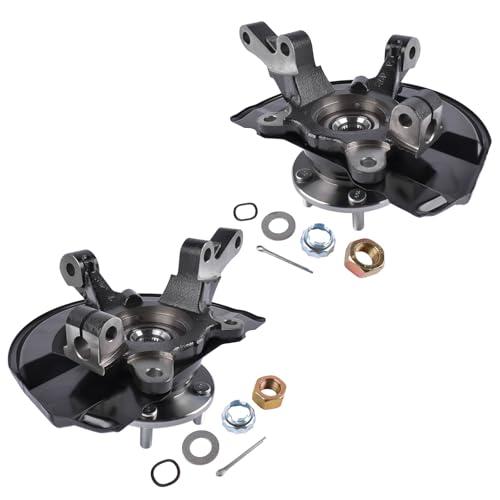 【並行輸入品】Flynsu Pair Front Steering Knuckle \u0026 Wheel Hub Bearing Assemblyの画像