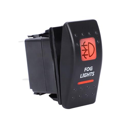 【並行輸入品】Fog Light Switch with Pre Wired Backing Orange/Amber Light Compa_4
