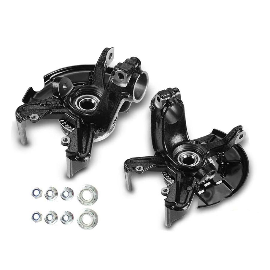 【並行輸入品】DOUQANG 2Pcs Front Steering Knuckle \u0026 Wheel Bearing Hub Assemblyの画像