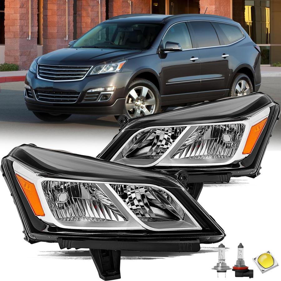 【並行輸入品】Aosky Headlight Assembly Compatible with 2013 2017 Chevy Travers_2