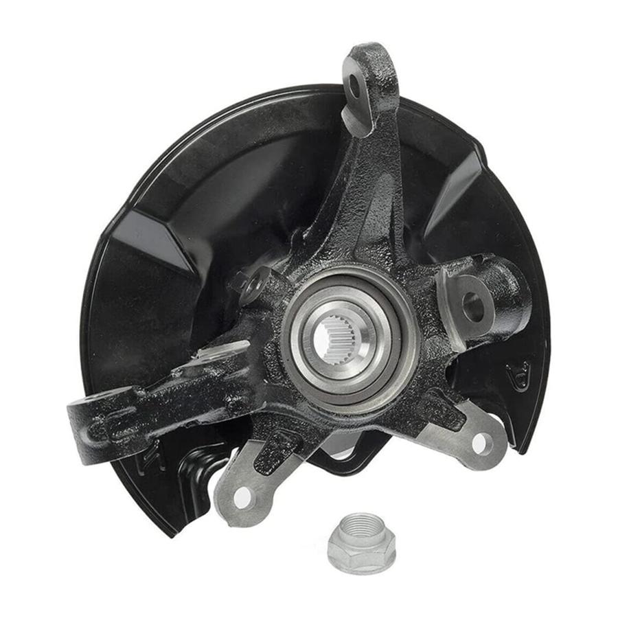 Front Passenger Side Steering Knuckle & Wheel Bearing Hub Assemb 並行輸入品
